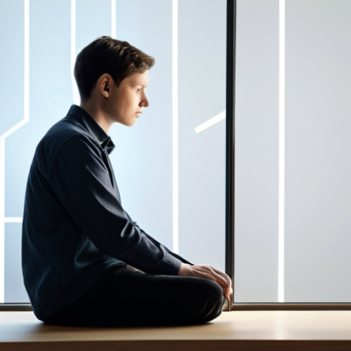 Home 8 A peaceful individual, fully clothed in modest and professional casual attire, sitting comfortably in a warm, minimalist study. The person is in a contemplative pose, gazing thoughtfully. Soft light illuminates the scene, with subtle, abstract floating geometric shapes in the background, symbolizing fragmented memories gently coming together. Perfect anatomy, correct proportions, natural pose, well-formed hands, proper finger count, natural body proportions. Professional photography, high-quality, safe for work, appropriate content, family-friendly.